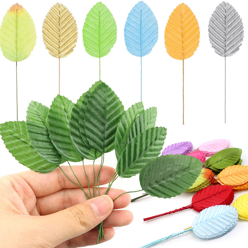 Supply For Florist - 50/100/200 adet yapay ipek gül yaprakları