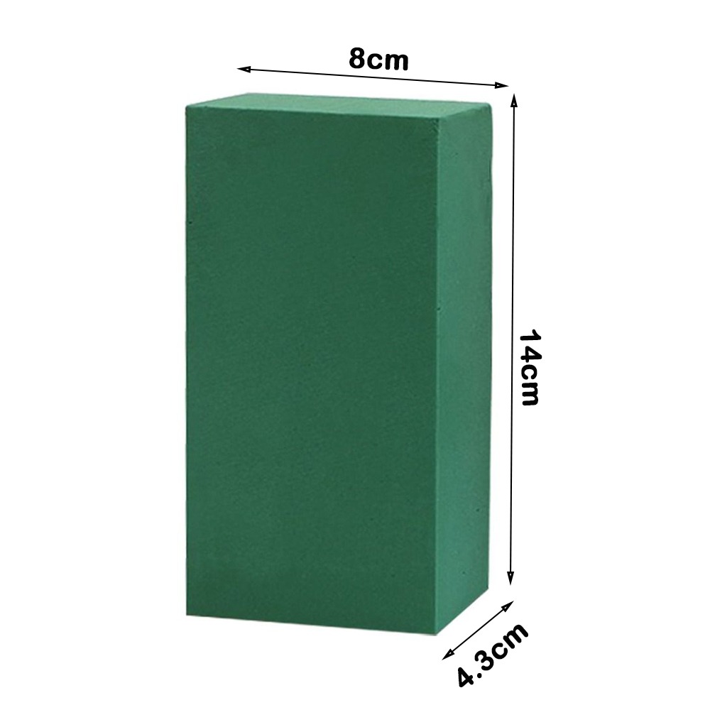 Bouquet Holder Foam - Yeşil Çiçek Aranjmanı Köpük Dikdörtgen Şekilli
