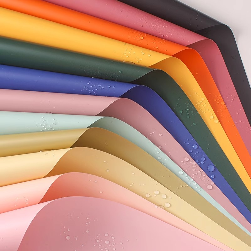 Florist Supply Paper - Kore tarzı düz renk kağıt monokrom