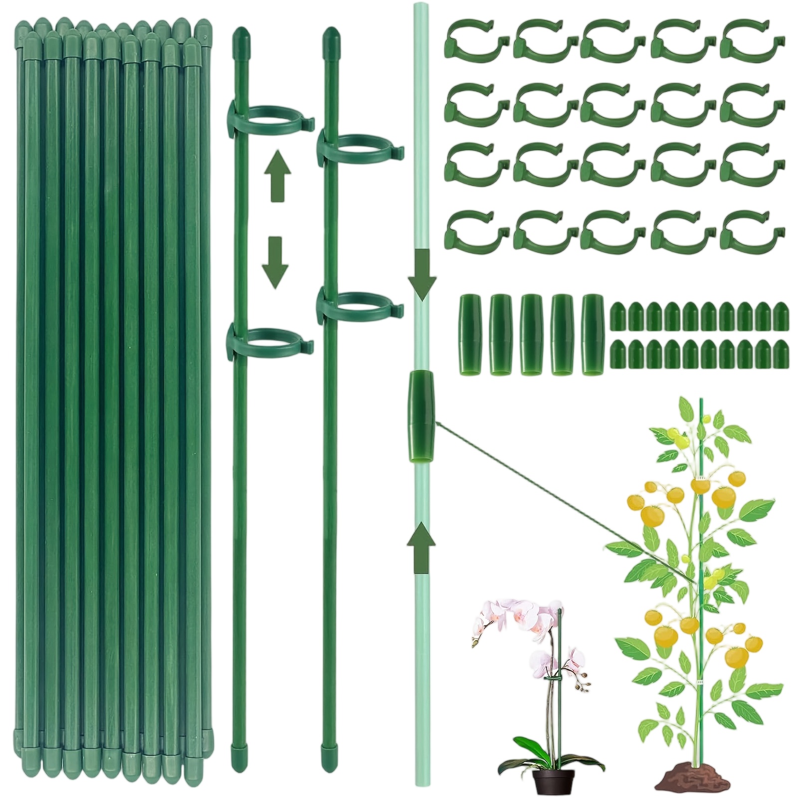 Supply For Florist - Bitki Destek Çubukları Tek Saplı Çalı