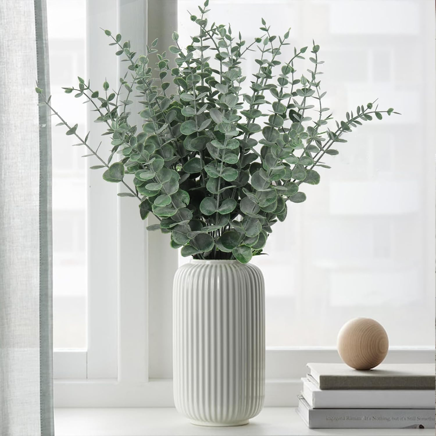 Eucalyptus Preserved - 10/20 adet Yapay Bitkiler Okaliptüs Yaprakları