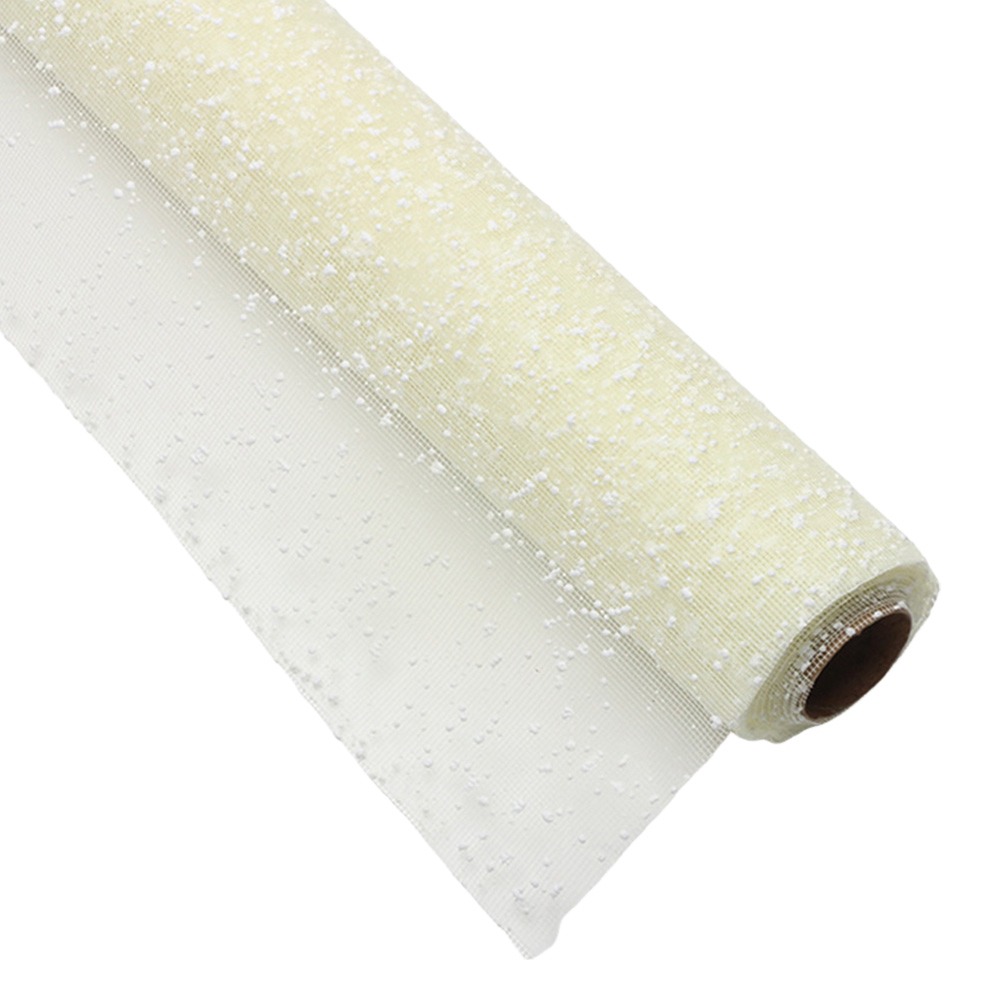 Florist Supply Paper - Kar Tanesi Desenli Taze Çiçek Sarma