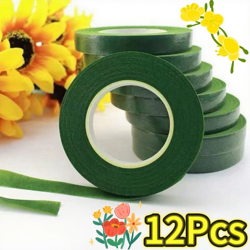 1-12Rolls Yeşil Buket Çiçek Ba - Floral Tape Green incelemesi ve fiyatı