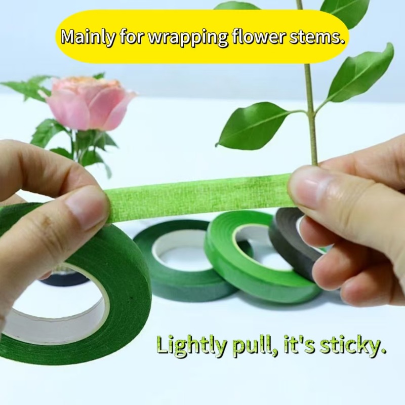 1-12Rolls Yeşil Buket Çiçek Ba - Floral Tape Green incelemesi ve fiyatı
