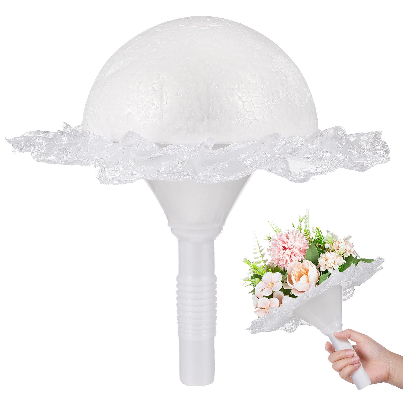 1 Set Düğün Gelin Buketi Tutuc - Bouquet Holder Foam incelemesi ve fiyatı