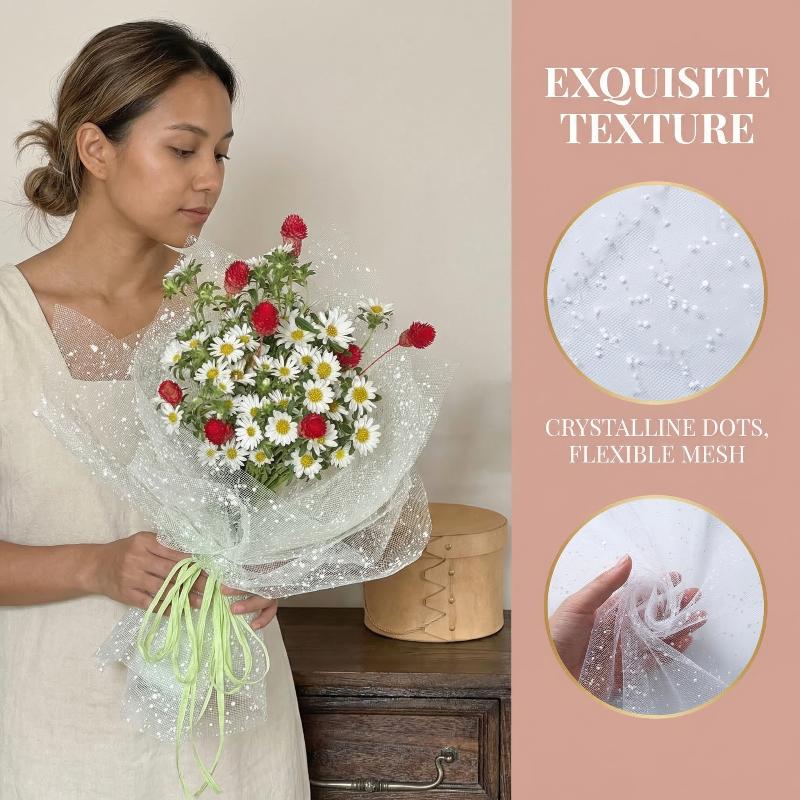 Kar Tanesi İplik Sarma Fileli  - Florist Supply Paper incelemesi ve fiyatı