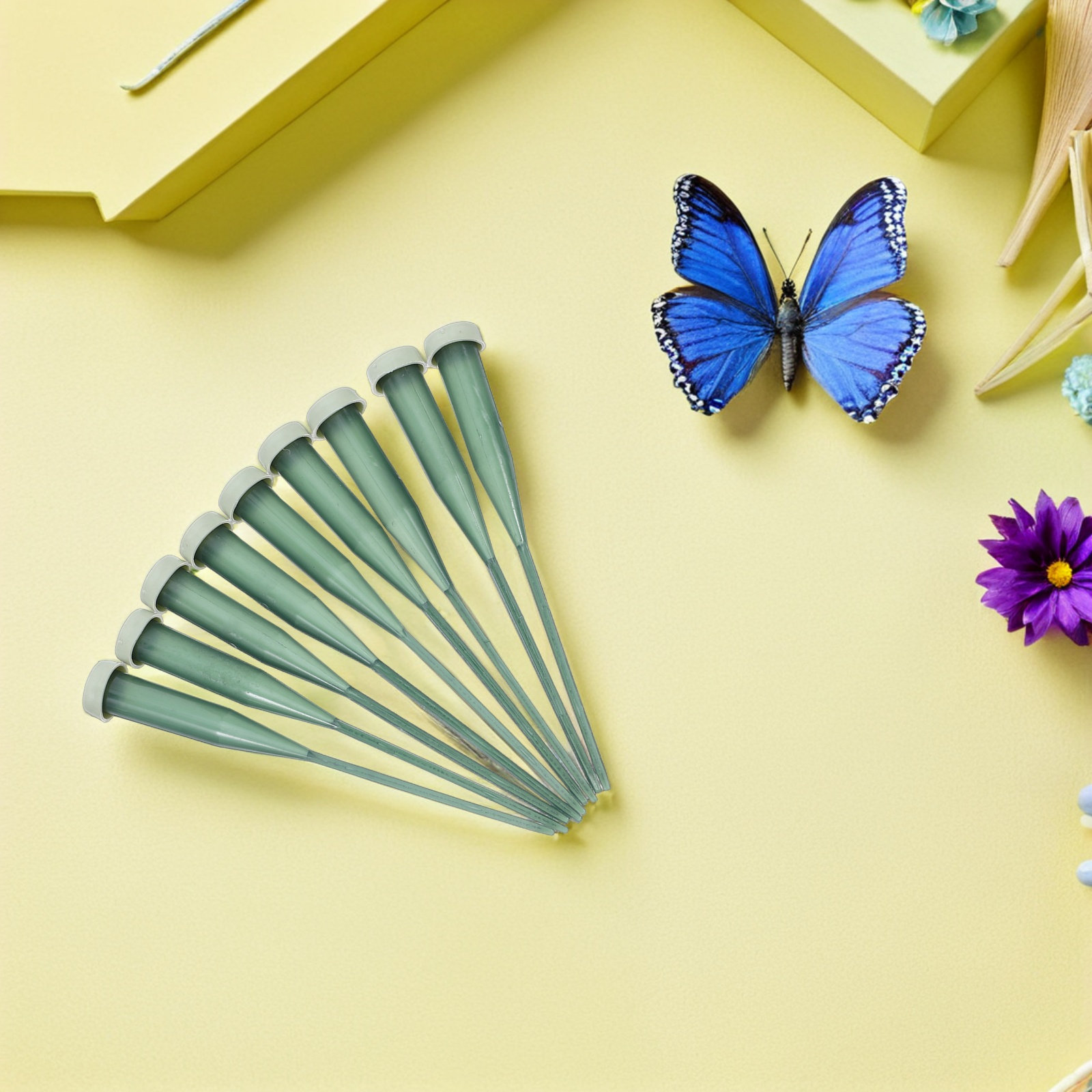 25 Adet Plastik Yeşil Çiçek Tü - Supply For Florist incelemesi ve fiyatı