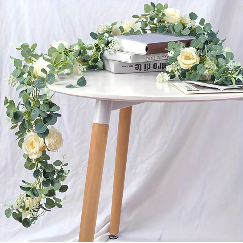 70 inç Okaliptüs ve Gül Çelenk - Eucalyptus Preserved incelemesi ve fiyatı
