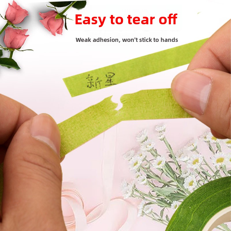 El yapımı Çiçek Buketi Bant Bü - Floral Tape Green incelemesi ve fiyatı