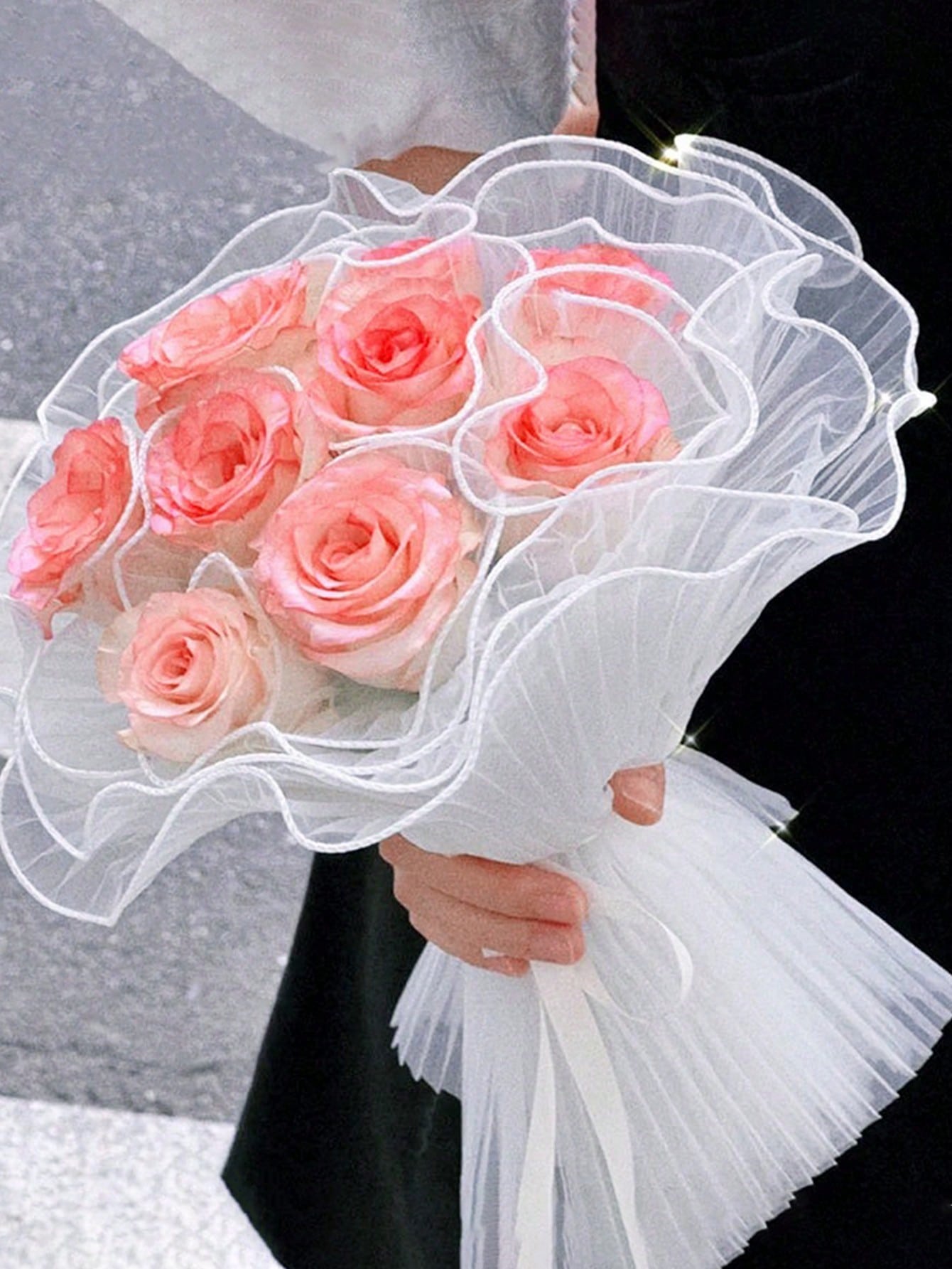 4Yards Sahte İnci Kenarlı Çiçe - Florist Supply Paper incelemesi ve fiyatı