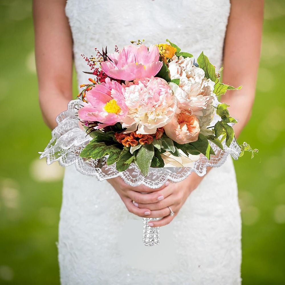 Moda Beyaz Dantel Köpük Buket  - Bouquet Holder Foam incelemesi ve fiyatı