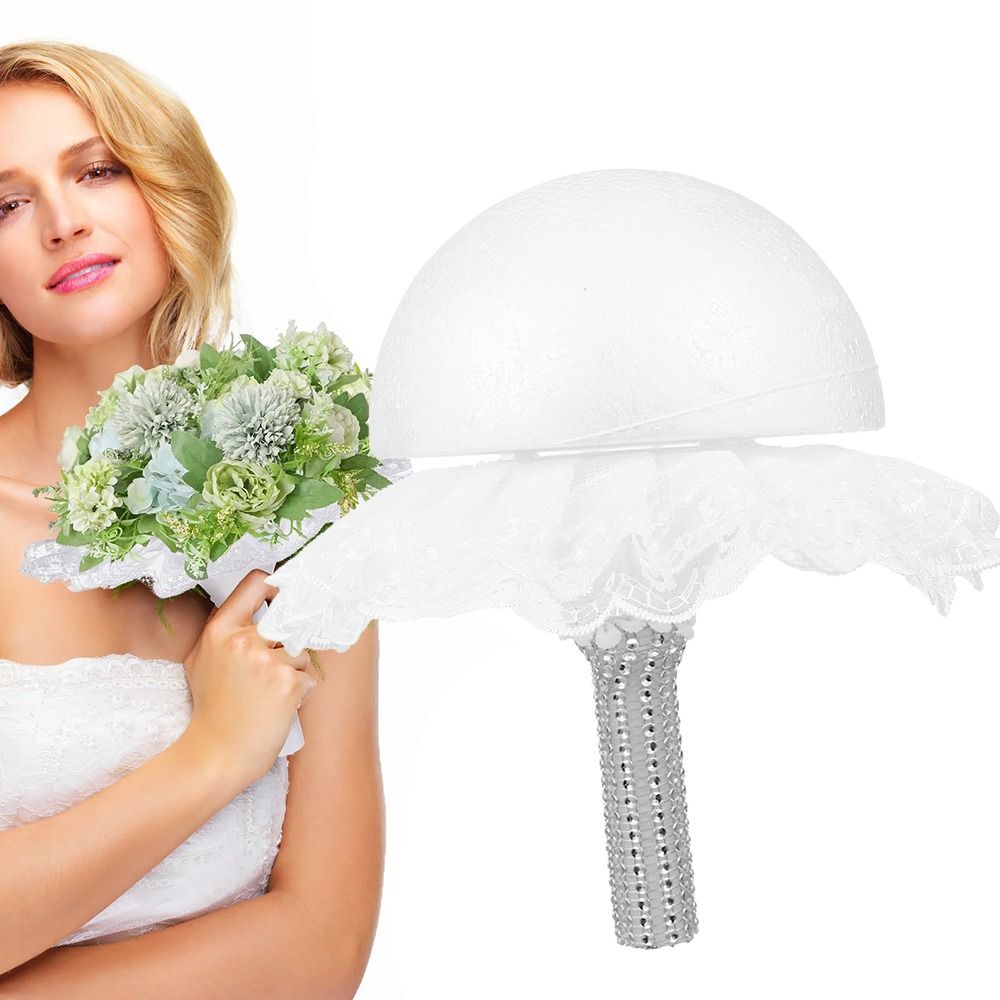Moda Beyaz Dantel Köpük Buket  - Bouquet Holder Foam incelemesi ve fiyatı