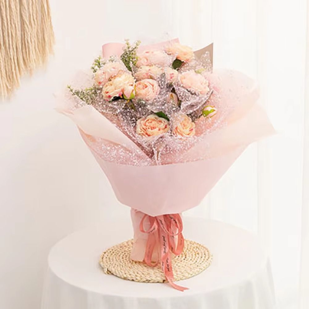Kar Tanesi Desenli Taze Çiçek  - Florist Supply Paper incelemesi ve fiyatı