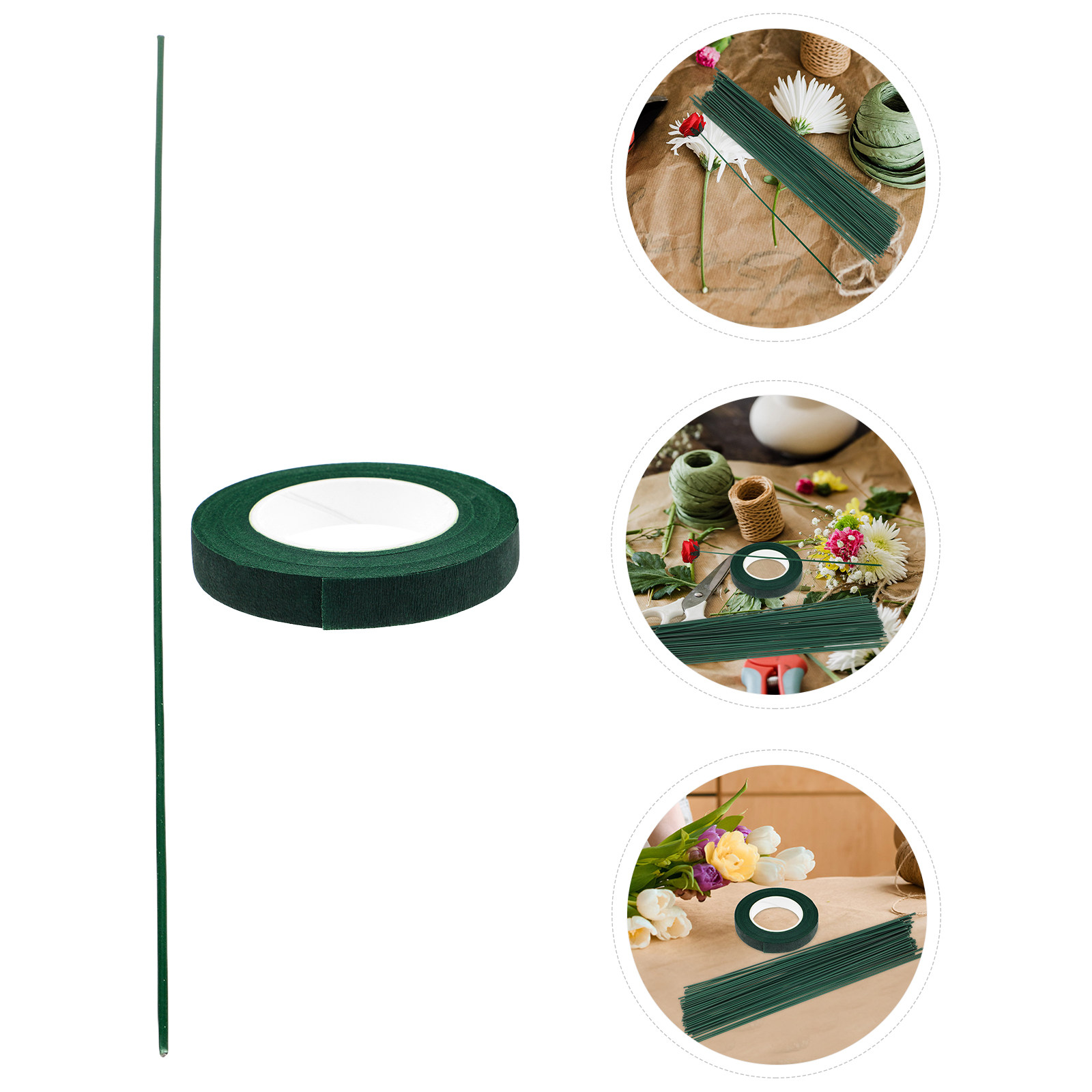 1 Set Çiçek Bant ve Tel Seti Y - Floral Tape Green incelemesi ve fiyatı